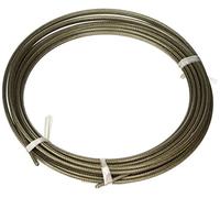 Elvedes Manette de dérailleur de câble O5,0 mm tressé 10 m, Titane, Argent