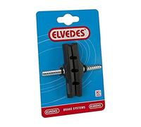 Elvedes Mixte 1 Paire Cantilever 70mm Symétrique Patins de Frein V lo cycle VAE E Bike, Noir, Multicolore EU