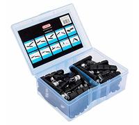 Elvedes Mixte 25 Paires V-type 70mm Symétrique Patins de Frein V lo cycle VAE E Bike, Multicolore, Multicolore EU