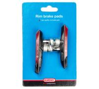 Elvedes Patins de frein V-brake 72 x 14 mm Noir – 2 pièces