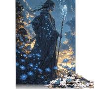 Elven Mage in A Field Puzzle 1000 Pièces Educa Jouet en Bois Cadeau Unique De l'art De La Décoration Jeu Éducatif Challenge Toy Adultes & Enfants des 14 Ans 1000pcs (75x50cm)