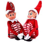 Elves Behavin' Badly 30cm 12 "Bend and Pose Naughty se comportant Mal Elf Girl & Boy