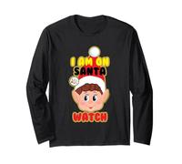 Elves Behavin' Badly Elf on Santa Montre de Noël Manche Longue