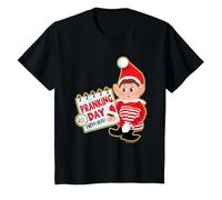 Elves Behavin' Badly Pranking Calendrier de Noël pour Enfants T-Shirt
