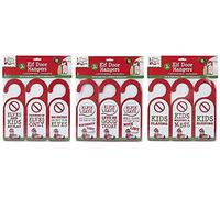 Elves Behaving Badly Elf Porte Cintre Rouge/Blanc 31 x 28,4 x 1,6 cm