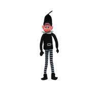 Elves Behaving Badly Long Legs Soft Body Black Elf Toy for Christmas Holiday Decoration And Fun Gift