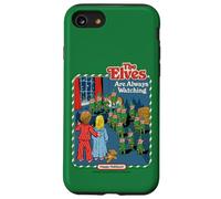 Elves Watching Christmas Sarcastic Retro Funny Adult Humor Coque pour iPhone SE (2020) / 7/8