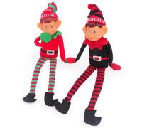 Elves with Attitude® Lot 2 Lutin de 35cm (14") Naughty et Nice - BUON Natal
