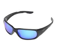 Elvex Delta Plus RSG100 Impact Lunettes de soleil Monture noir/verres miroir bleus Unisexe