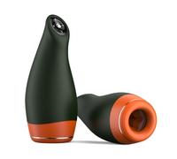 ELVIO masturbateur automatique homme 7 modes de vibration & 5 va-et-vient, effet chauffant 35-45 °C, silicone médical IPX6, rechargeable USB 1000 mAh, longueur d’insertion 15 cm