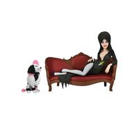 Elvira, Maîtresse Des Ténèbres - Figurine Toony Terrors Elvira On Couch 15 Cm