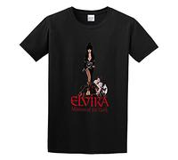 Elvira Mistress of The Dark Men's Cotton T-Shirt Black Shirt Top Tee XL