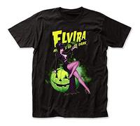 Elvira Mistress of The Dark T-Shirt Unisex Black Men Tees L