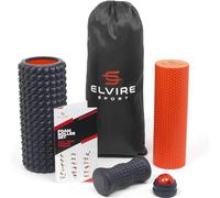 Elvire Sport Rouleau de Massage Musculaire, Foam Roller Balle Massage, Doux et Trigger Point, Soulage: Dos, Jambes, Fasciite Plantaire, Cou, Pieds