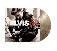 Elvis 56 Édition Limitée Vinyle Cristal Transparent et Noir Marbré Vinyle
