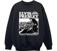 Elvis - "A Heartbreaker" Sweat-shirt pour fille BI33059 (116) (Noir)