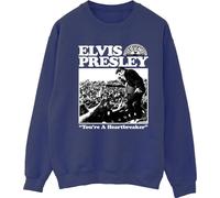 Elvis - "A Heartbreaker" Sweatshirt für Damen BI33517 (L) (Marineblau)