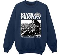 Elvis - "A Heartbreaker" Sweatshirt für Jungen BI31853 (152-158) (Marineblau)