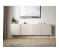 Elvis - buffet bas 200 cm - 4 portes - Beige