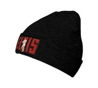 Elvis chanteuse Presley Rock Bonnet d'hiver pour Femme Unisexe en Coton tricoté à Revers pour la randonnée, Les activités de Plein air