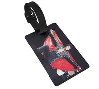 Elvis Chanteuse Presley Rock Étiquettes De Bagage Étiquettes De Valise étanches/étiquette De Bagage De Sac De Sport, Étiquettes De Bagage En Simili Cuir Avec Nom, Adresse, Numéro De Téléphone