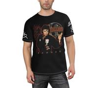 Elvis chanteuse Presley Rock T-Shirt à Manches Courtes pour Hommes, Hauts de Sport à col Rond pour Hommes, Tee-Shirt athlétique Actif évacuant l'humidité，X-Large