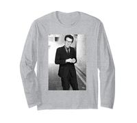 Elvis Costello Regarder l'ère des détectives Photo 1977 Manche Longue