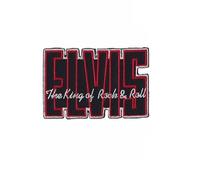 Elvis King of Rock Roll Patch Patch Brodé Iron on Applique Accessoire