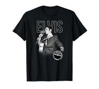 Elvis Logo Portrait King of Rock'n'Roll Music T-Shirt