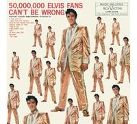 ELVIS PRESLEY - 50,000,000 ELVIS FANS CAN'T BE WRONG: ELVIS' GOLD VINYL LP NEUF