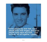 Elvis Presley (i.Quote - All Together 40 x 40 cm Toile Imprimée