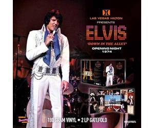 ELVIS PRESLEY - LAS VEGAS - ‘DOWN IN THE ALLEY’ OPENING NIGHT 1974 (2LP)