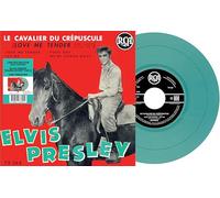 Elvis Presley - Le Cavalier du Crépuscule - 7" Pochette Française Bleu/Vert
