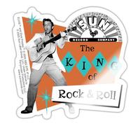 Elvis Presley Le Roi Du Rock & Roll Autocollant Sticker