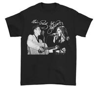 Elvis Presley Lisa Marie Presley Signature T Shirt CottonBlackXL