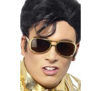 Elvis Presley - Lunettes - Hommes/Femmes Unie SM2814 (Taille unique) (Or)
