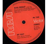 ELVIS PRESLEY - my way / america 45 rpm single