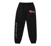 Elvis Presley Official Merch Red/Black Logo Sweatpants Pantalon de survêtement, Noir, XL Mixte