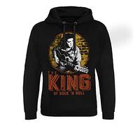 ELVIS PRESLEY Officiellement sous Licence The King of Rock 'n Roll Epic Sweat à Capuche (Noir), Large