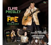 Elvis Presley – On Fire in Toledo 1956 – Vinyle 7" rose + CD