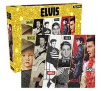 Aquarius Elvis Timeline Puzzle (1000 Piece Jigsaw Puzzle) - Glare Free - Precision Fit - Virtually No Puzzle Dust - Officially Licensed Elvis Collectibles - 20x28 inches