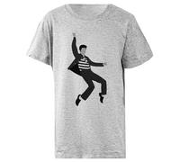 Elvis Presley T-Shirt Enfant Basic Coton Gris Cotton Child T-Shirt Grey Kid