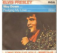 ELVIS PRESLEY - WAY DOWN 7 INCH (7" VINYL 45) UK RCA 1977
