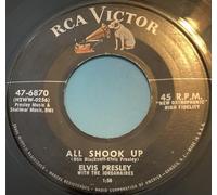 Elvis Presley With The Jordanaires - ELVIS PRESLEY All Shook Up / Heartbreak Hotel 7"