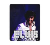 Elvis Singer Presley Rock Tapis de Souris Confortable en Fibre, Tapis de Souris de Bureau 30 x 25 cm, Ultra Fin, améliore la Vitesse et la précision, Base en Caoutchouc antidérapant.