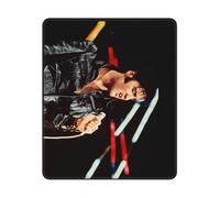 Elvis Singer Presley Rock Tapis de Souris Confortable en Fibre, Tapis de Souris de Bureau 30 x 25 cm, Ultra Fin, améliore la Vitesse et la précision, Base en Caoutchouc antidérapant.