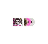 Elvis Styles Vinyle Effet Nuage Rose Néon, Noir et Blanc