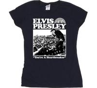 Elvis - T-shirt "A Heartbreaker" pour femme BI37846 (XXL) (Bleu marine)