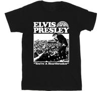 Elvis - T-shirt "A Heartbreaker" pour garçon BI32986 (140-146) (Noir)