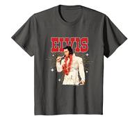 Elvisly Yours Elvis Presley Aloha du Hawaii Show 1973 T-Shirt, Enfant, Asphalte, 12 Ans